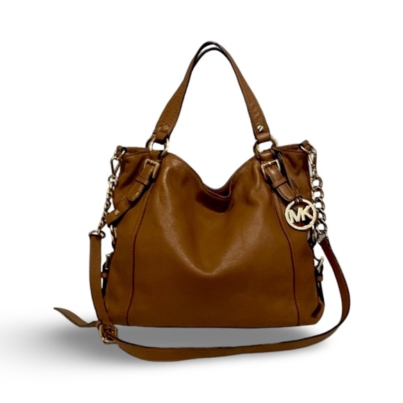 MICHAEL Michael Kors Handbags - ALMOST LIKE NEW! MMK Large Luggage Leather Slouchy Bedford Hobo Shoulder Bag